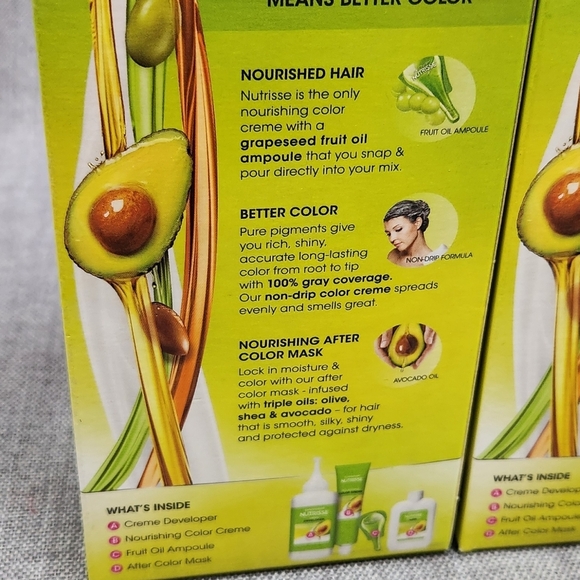 Garnier Hair Color Nutrisse Nourishing Creme 100 Extra-Light Natural Blonde/ 2 - Picture 5 of 5